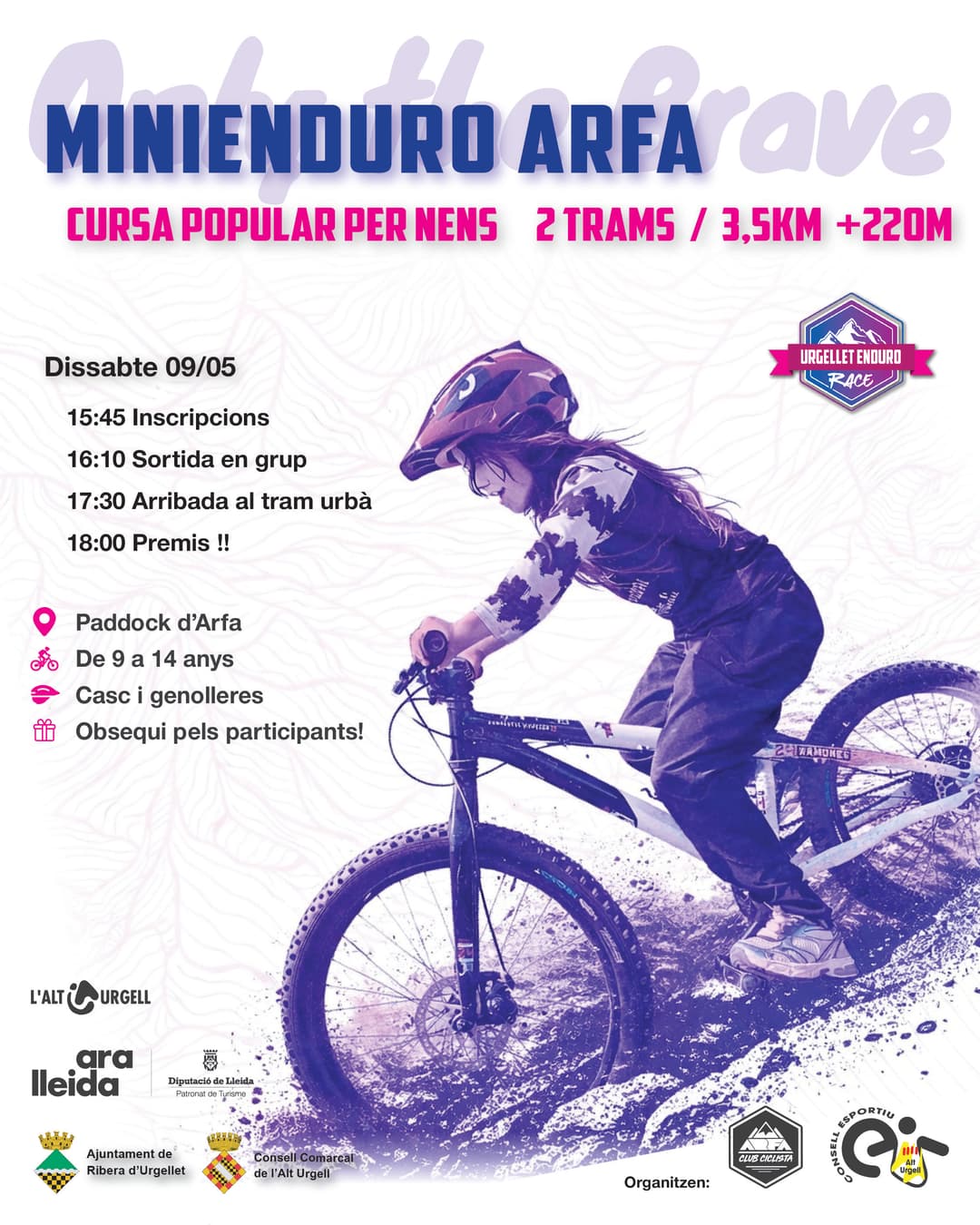 Cartell oficial Mini Enduro Arfa 2026